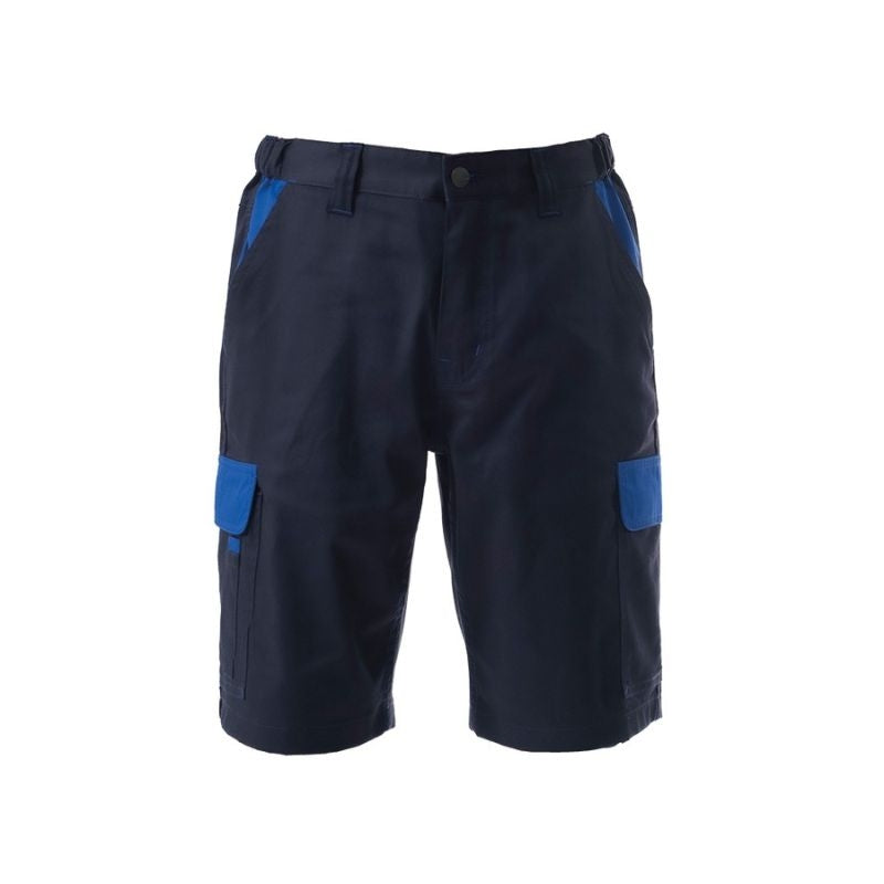 Pantalón corto elástico bicolor trabajo stretch 200GSM – TORROX SAFETOP 163