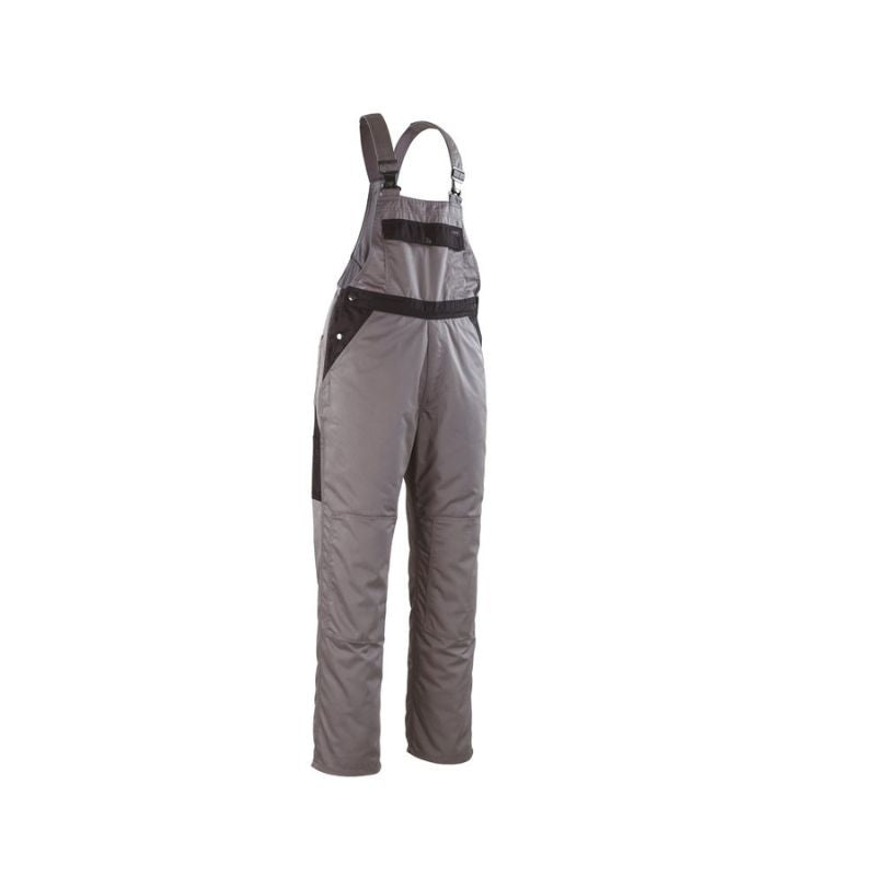 Jardineira multibolsos cinzento-preto, durável e funcional – BERULFE SAFETOP 150