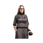 Peto multibolsillos gris-negro resistente y funcional – BERULFE SAFETOP 150