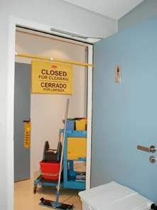 Cartel de seguridad colgante - C844