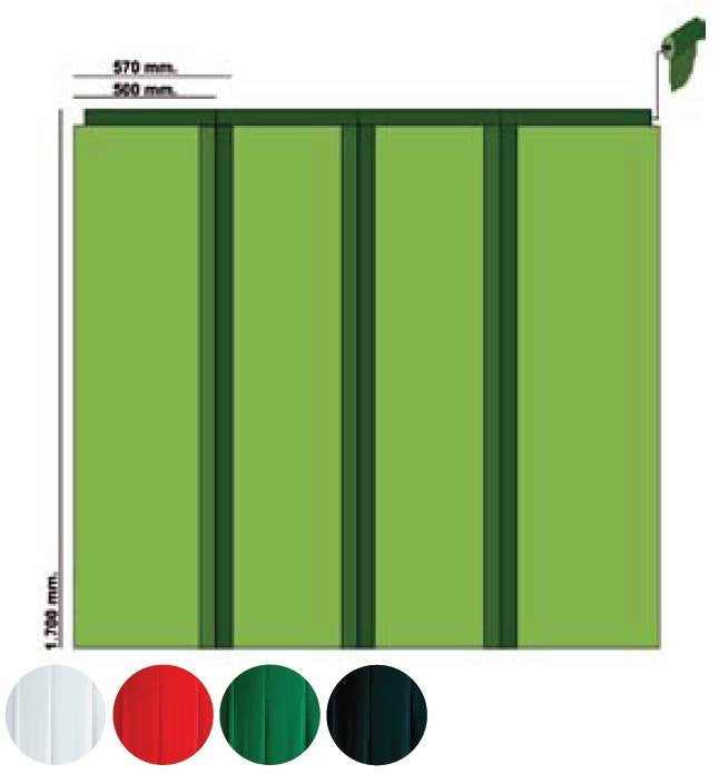 Lama 1,0 mm para biombos