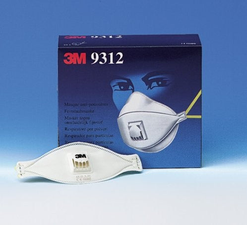3M 9312 Mascarilla extra confort válvula. Caja 10 uds 