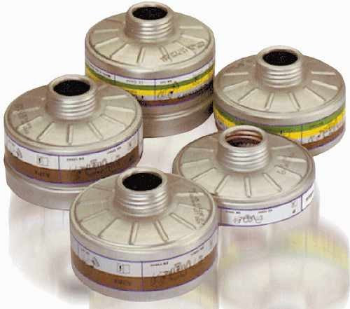 Filtro AX Contra gases orgánicos y vapores. Caja 4 uds.