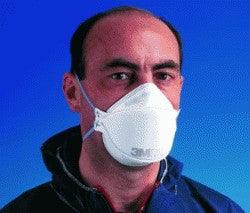 3M 9320 mascarilla FPP2 plegada s/válvula. - Naisa Protección Laboral