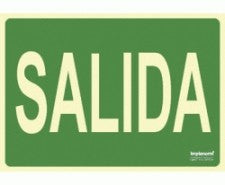 Señal fotoluminiscente SALIDA