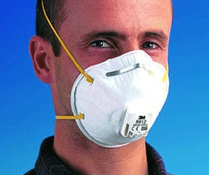 3M 8812 Mascarilla FFP1 moldeada c/válvula. Caja 10 uds.