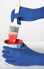 Guante de látex sin polvo alta protección