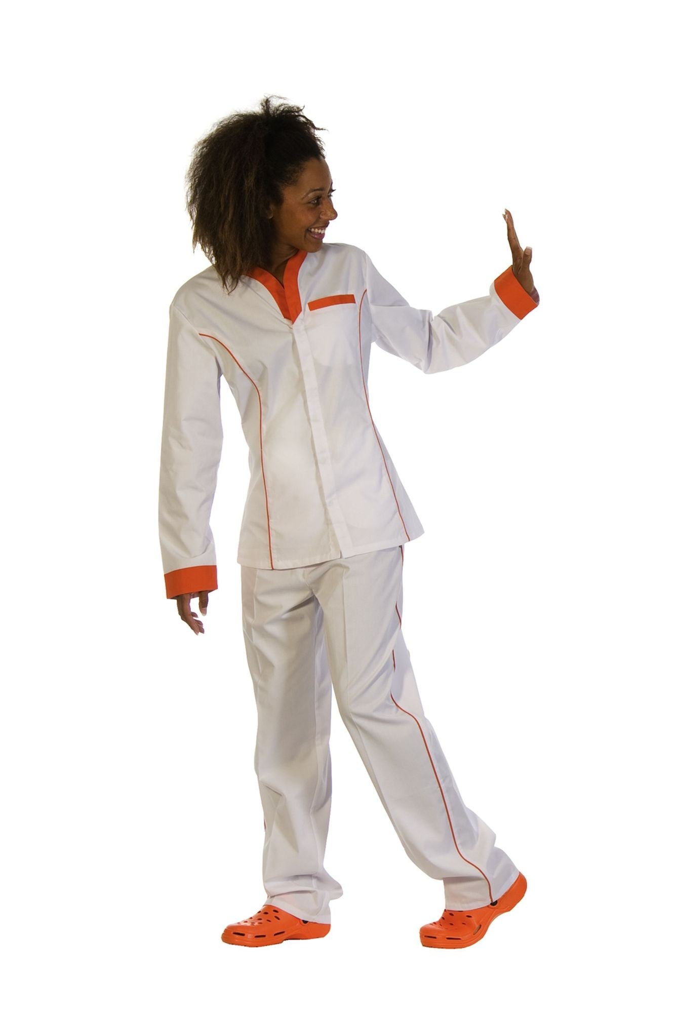 Bata entallada manga larga COLORES