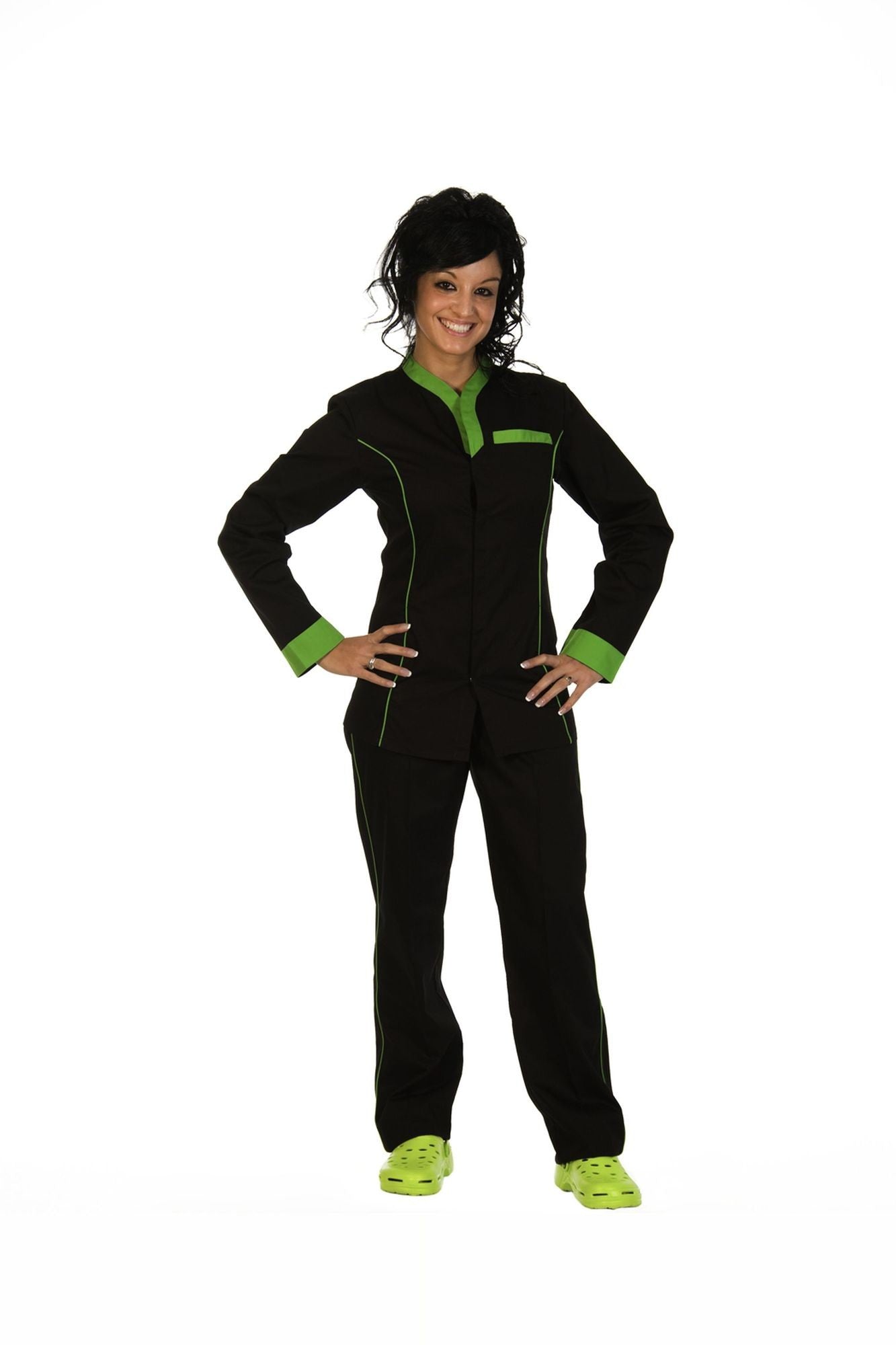 Bata entallada manga larga COLORES