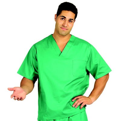 Casaca sanitaria manga corta