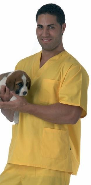 Casaca sanitaria manga corta