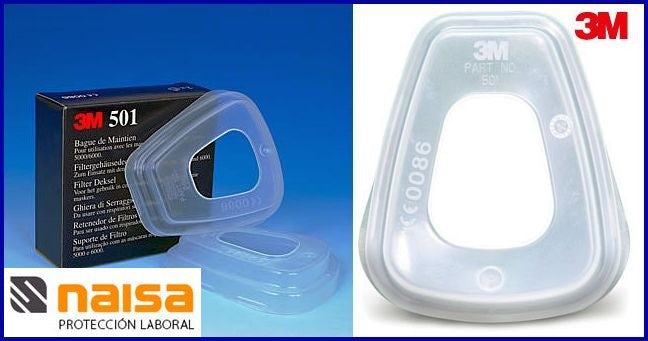 3M 501 Retenedor de filtros S5900. Caja 2 uds.