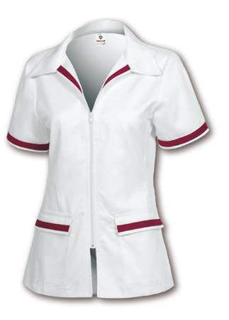 CHAQUETA ENTALLADA DE SEÑORA CON VIVOS DE COLOR - P590