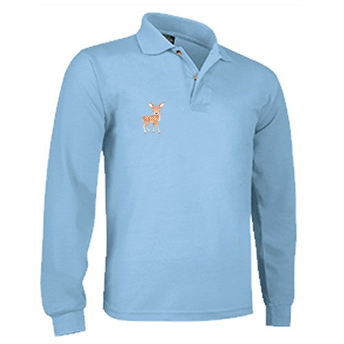 Polo de manga comprida para criança