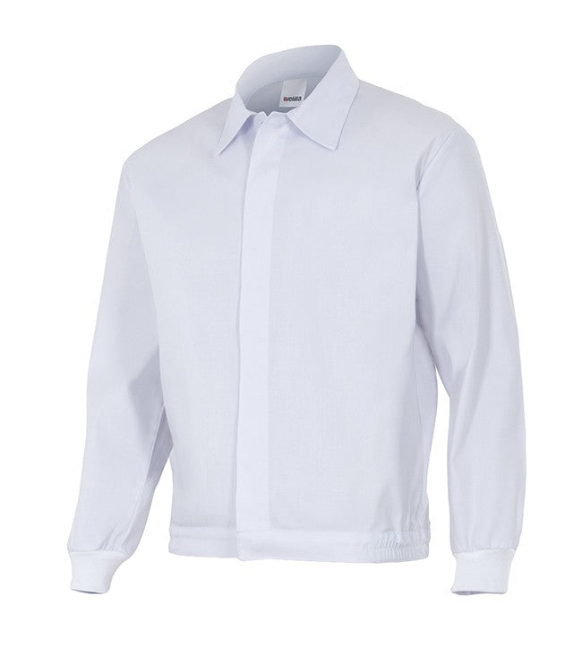 Cazadora especial para alimentación con cierres ocultos