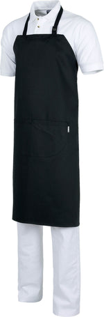 Delantal con peto 2 bolsillos. 95x90.  Talla única. WTM502