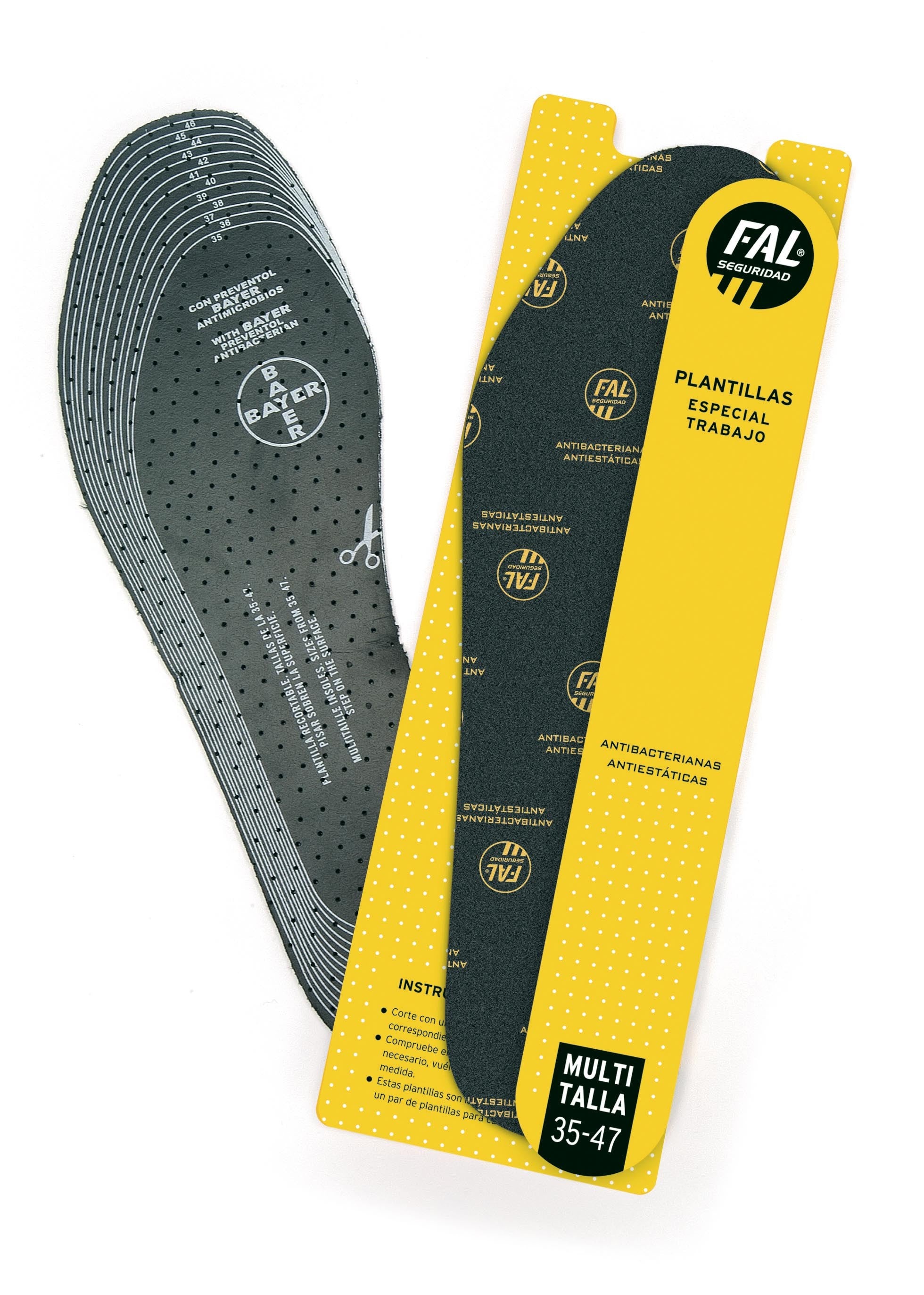 Plantilla FAL multitalla de seguridad