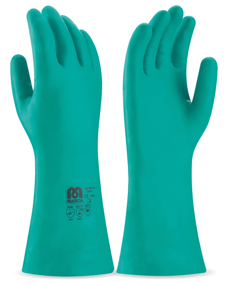 Guante de nitrilo satinado 45 cm MA688-NDL