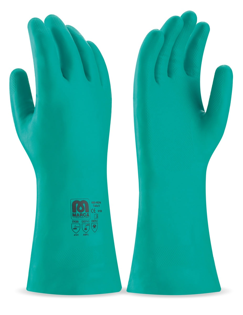 Guante de nitrilo satinado MA688-ND