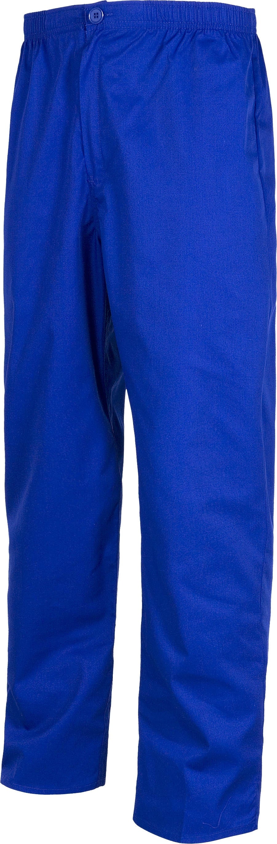 Pantalón recto. Elástico en cintura. Un bolso trasero. Cierre de botón y bragueta de cremallera. WTB9300