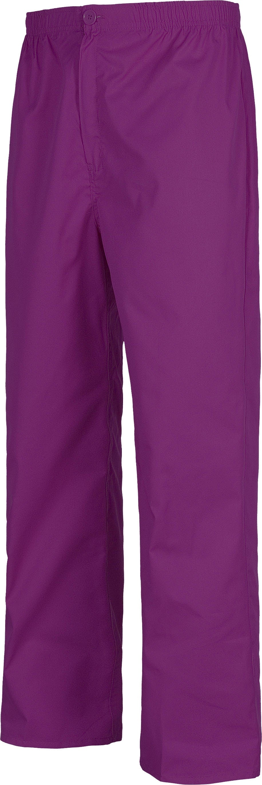 Pantalón recto. Elástico en cintura. Un bolso trasero. Cierre de botón y bragueta de cremallera. WTB9300
