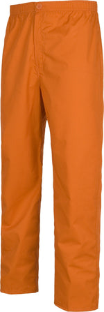 Pantalón recto. Elástico en cintura. Un bolso trasero. Cierre de botón y bragueta de cremallera. WTB9300