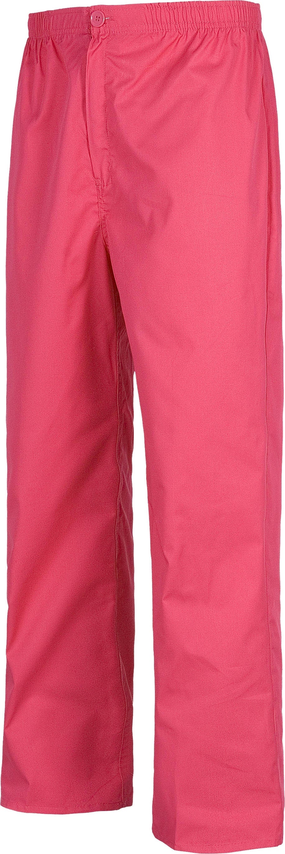 Pantalón recto. Elástico en cintura. Un bolso trasero. Cierre de botón y bragueta de cremallera. WTB9300