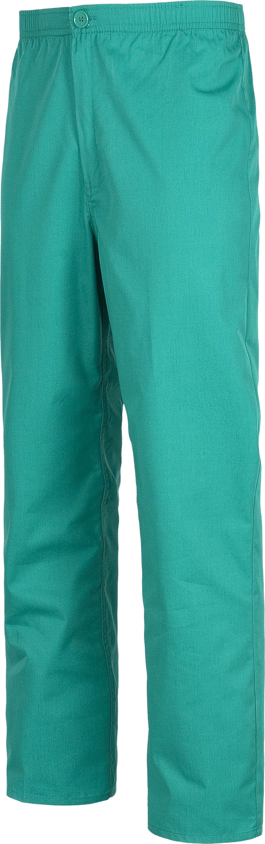 Pantalón recto. Elástico en cintura. Un bolso trasero. Cierre de botón y bragueta de cremallera. WTB9300