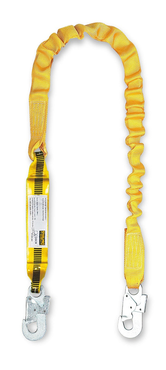 Cinta elástica 1,50m con abosorvedor y mosquetones modelo STEEL FLEX
