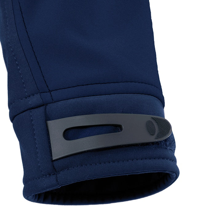 Cazadora SoftShell con cremallera central bicolor