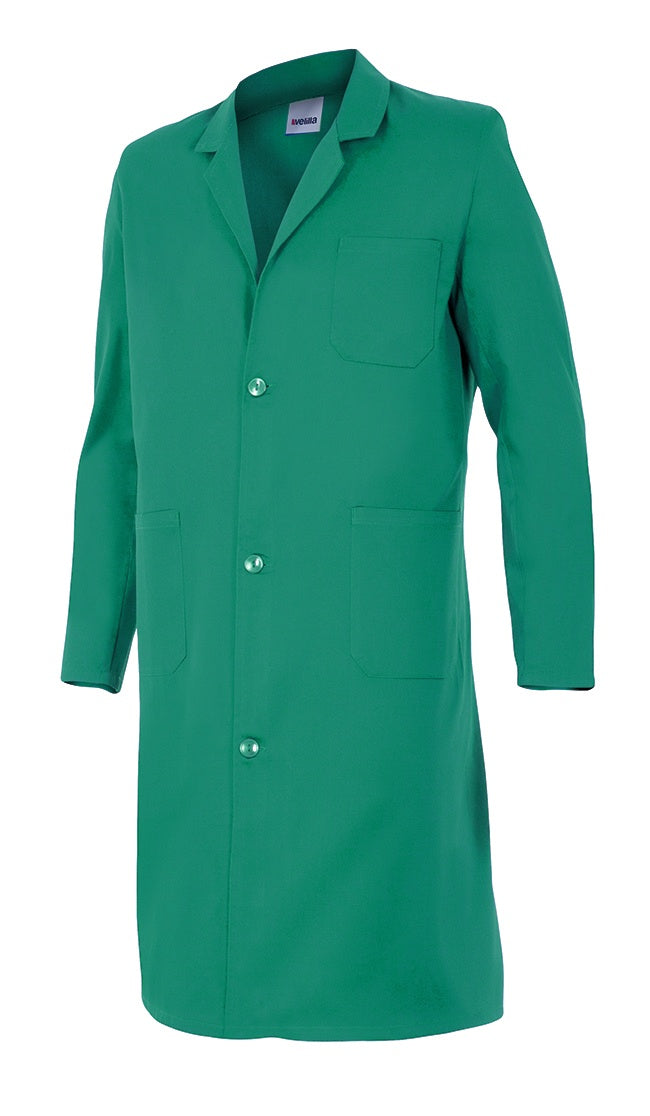 Bata de caballero de manga larga VE700