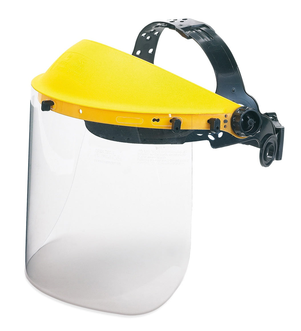 Pantalla facial de visor claro para riesgos mecánicos