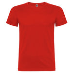Camiseta de algodón básica de manga corta y cuello redondo