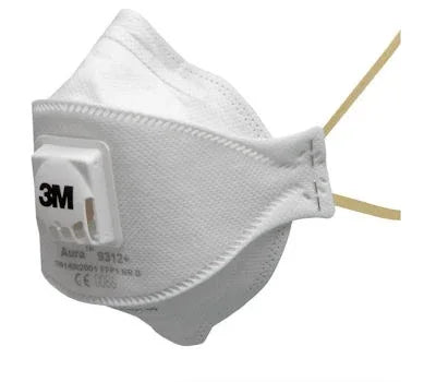 3M 9312 Mascarilla FFP1 plegada c/válvula - Naisa Protección Laboral
