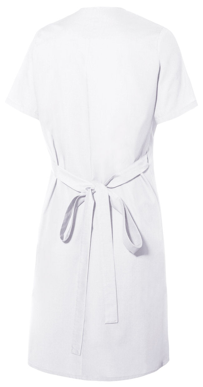 Bata de mujer con tiras que cruzan detrás