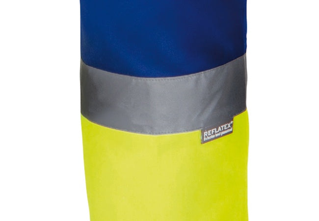 Pantalón de trabajo bicolor con forro interior