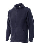 Chaqueta de punto con cremallera y cuello alto VE102