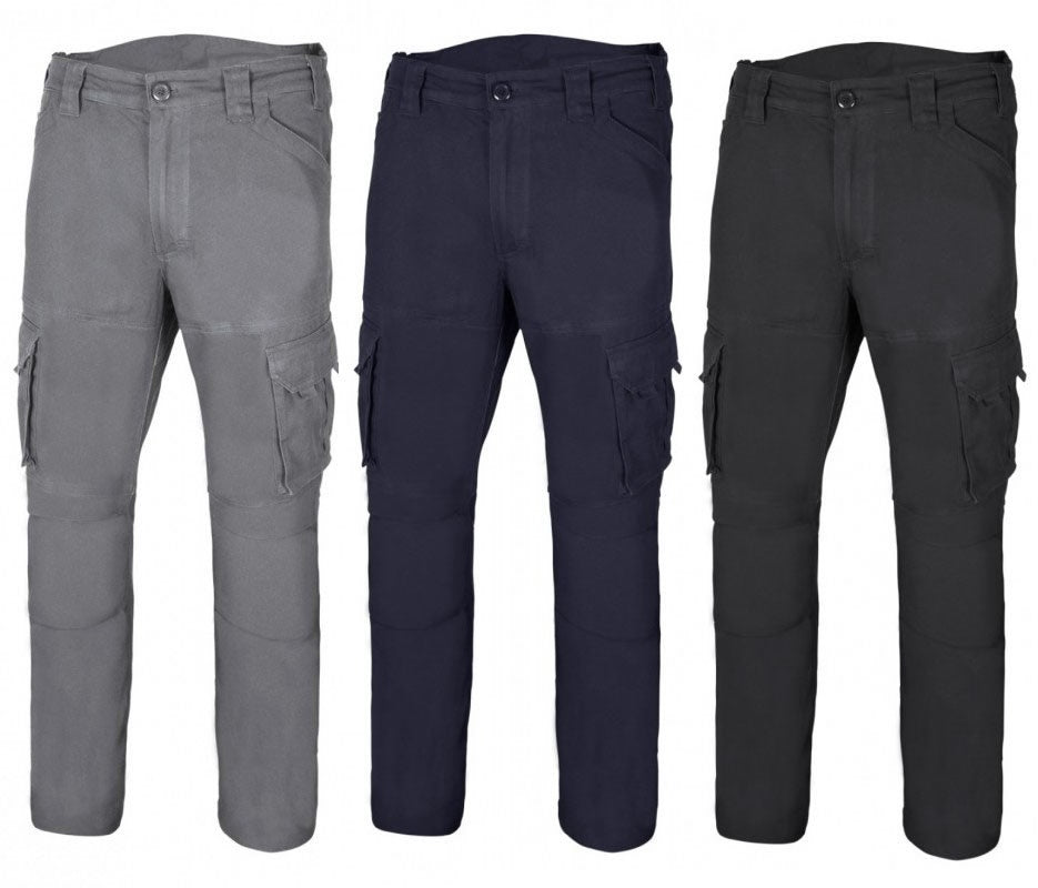 Pantalón algodón stretch multibolsillos