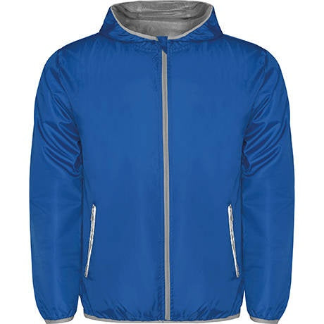 Chubasquero unisex con cremallera y capucha