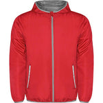 Chubasquero unisex con cremallera y capucha