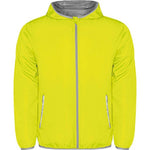 Chubasquero unisex con cremallera y capucha