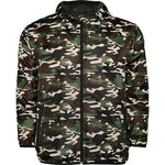 Chubasquero unisex con cremallera y capucha