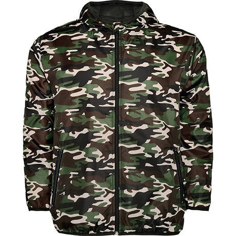 Chubasquero unisex con cremallera y capucha
