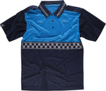 Polo policía manga corta combinado con cinta reflectante termosellada