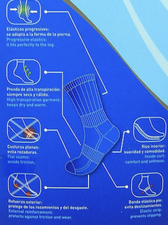 Calcetín de trabajo Coolmax