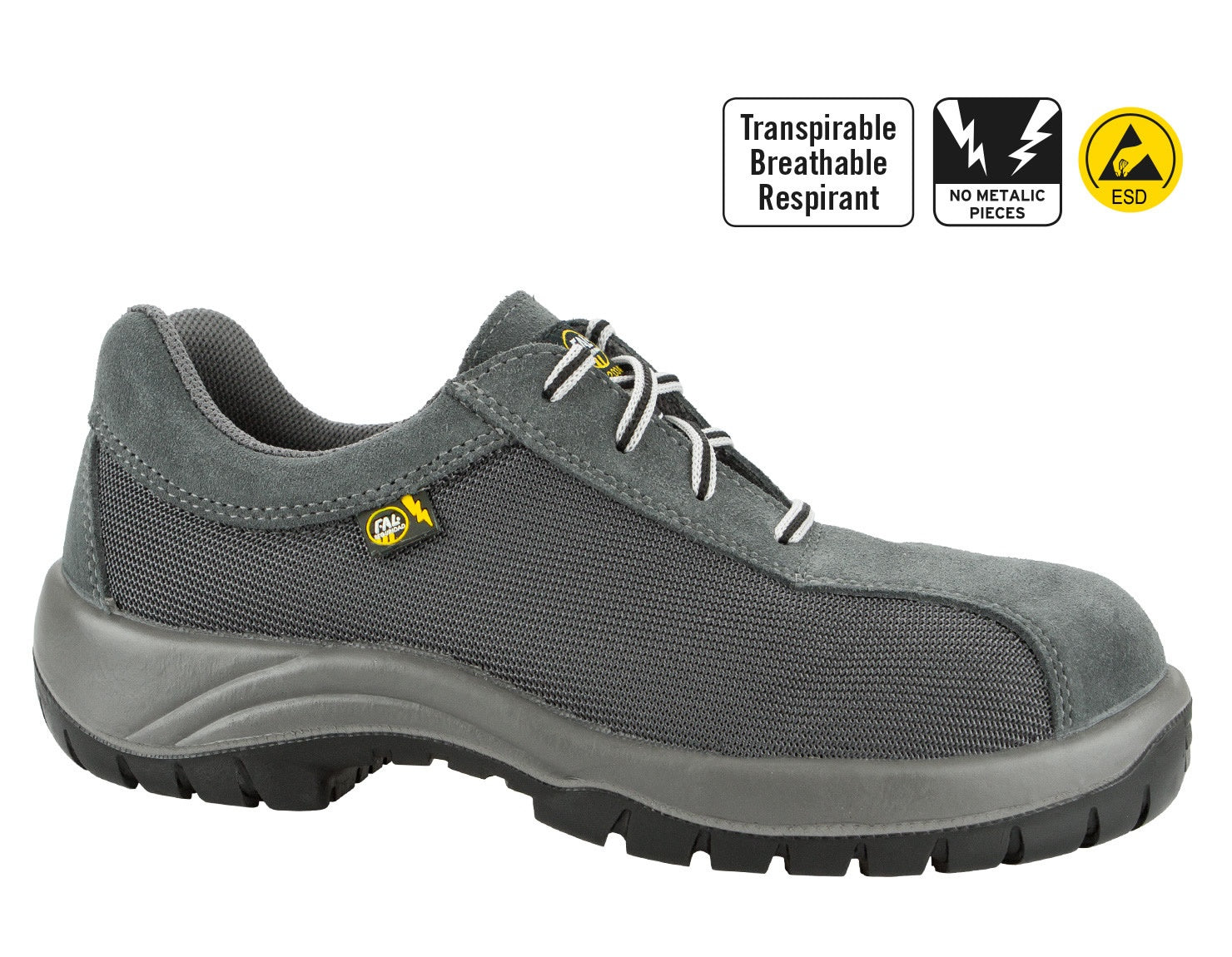Zapato Kyros Top Sport gris transpirable