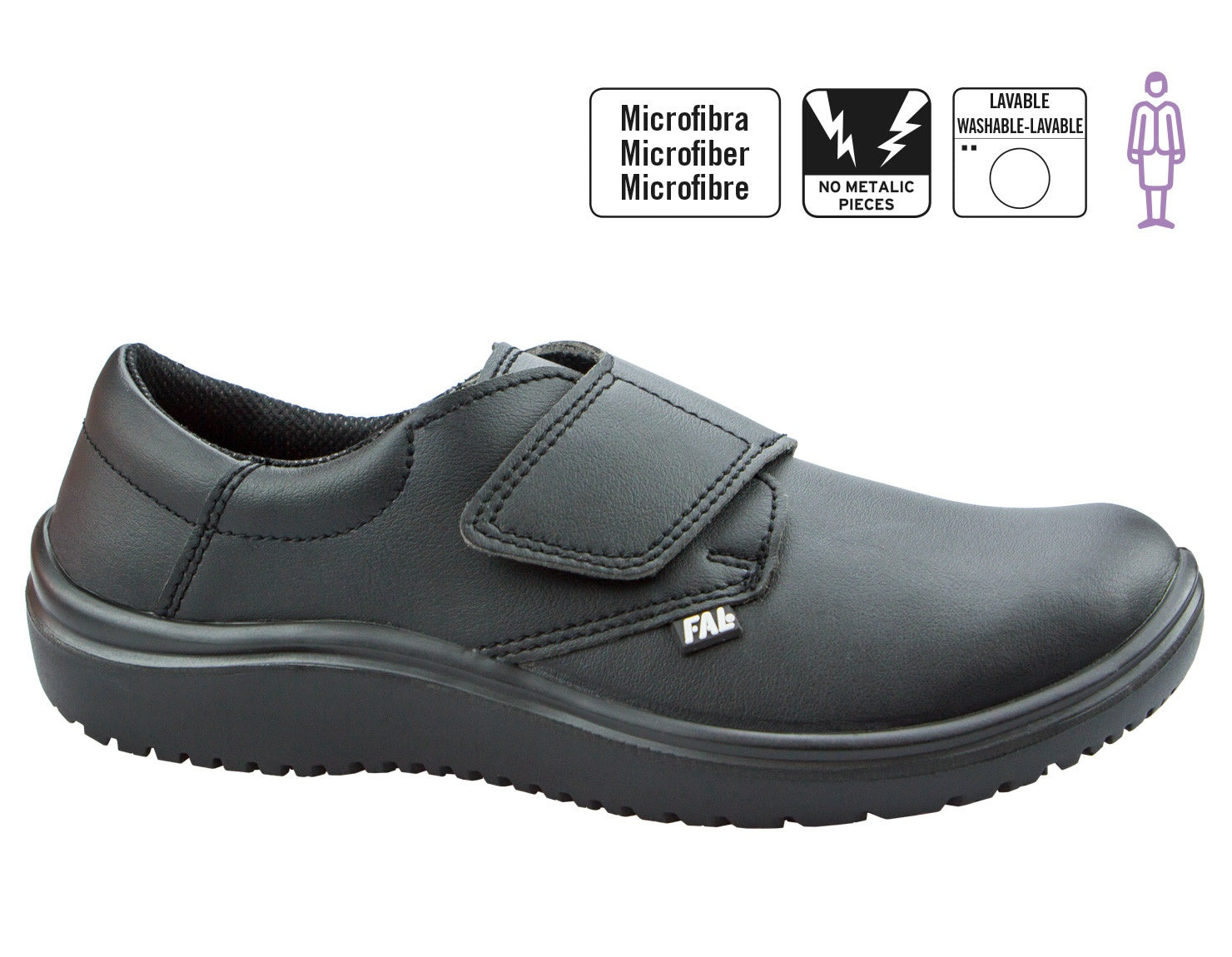 Zapato de señora mod. CONIL con cierre de velcro