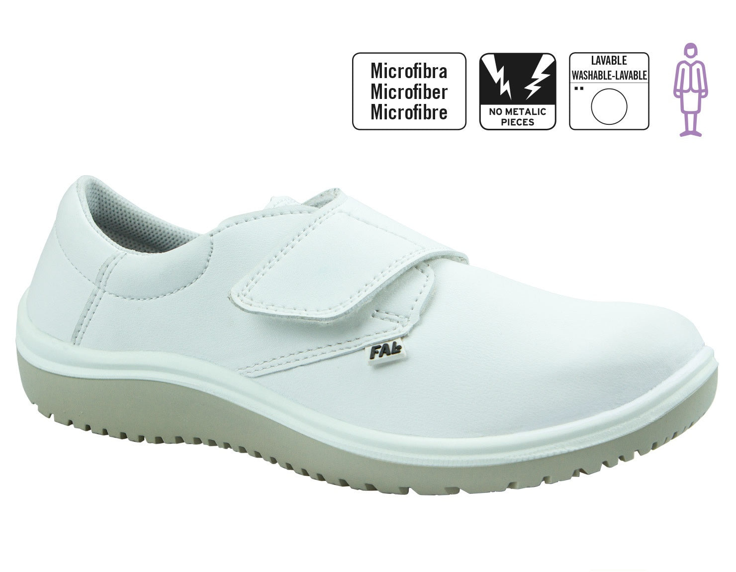 Zapato de señora mod. CONIL con cierre de velcro