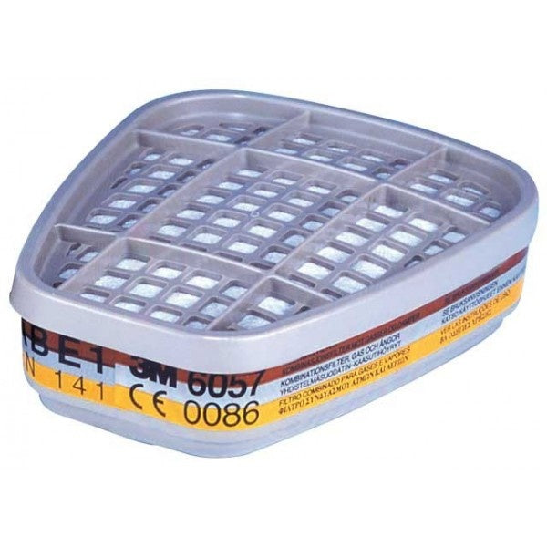 Filtro ABE1, Clase 1 contra vapores orgánicos, gases inorgánicos y gases ácidos