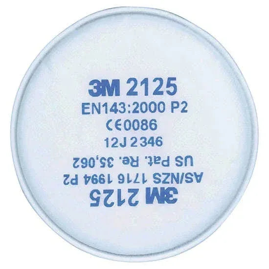 3M 2125 filtro P2R. Caja 20 uds. - Naisa Protección Laboral